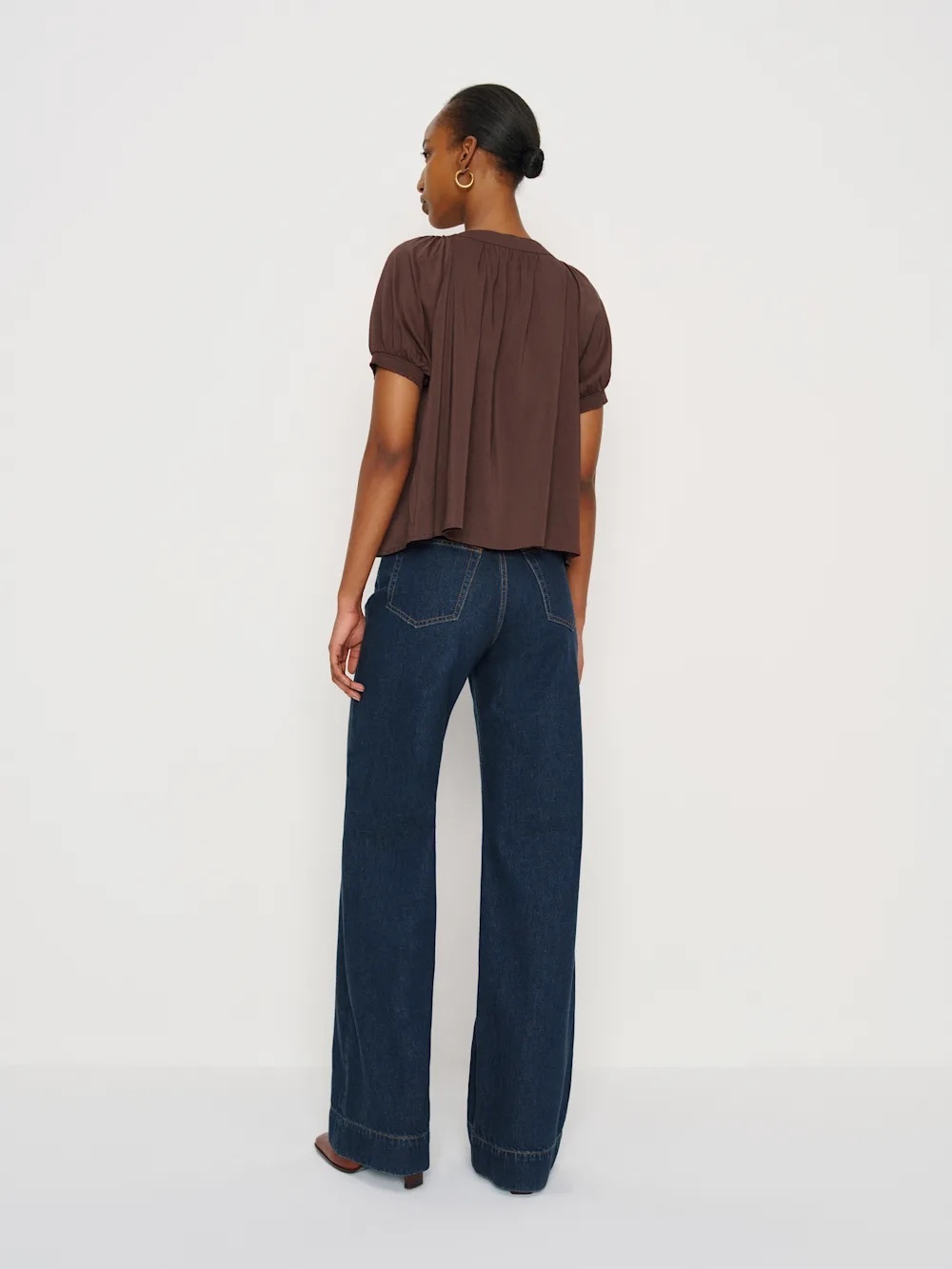Reformation Calia Top Brown - Size M - Picture 4 of 4